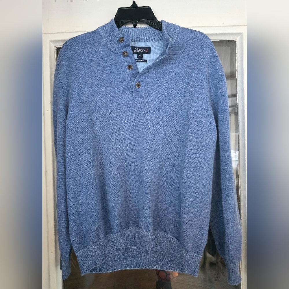 Johnnie-O Blue Men's Sweater
